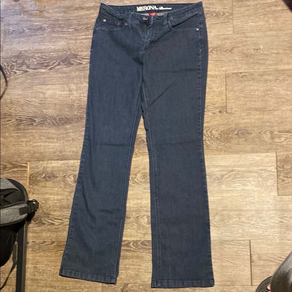 Merona Blue Straight Leg Jeans Classic Style